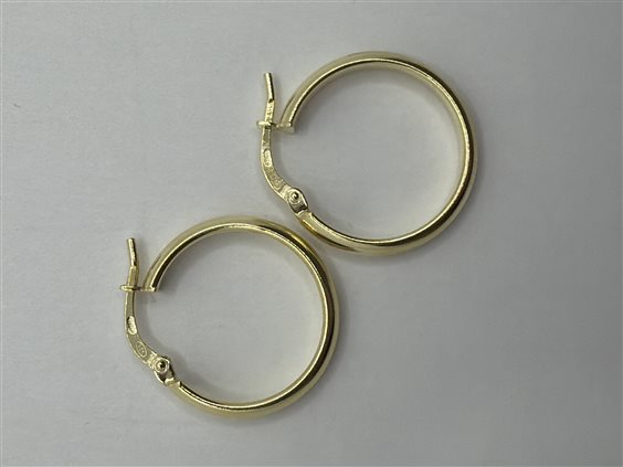 Orecchini Domar Donna Cerchi argento 925 lisci in Argento ORAR-458-280 - ORAR-458-280